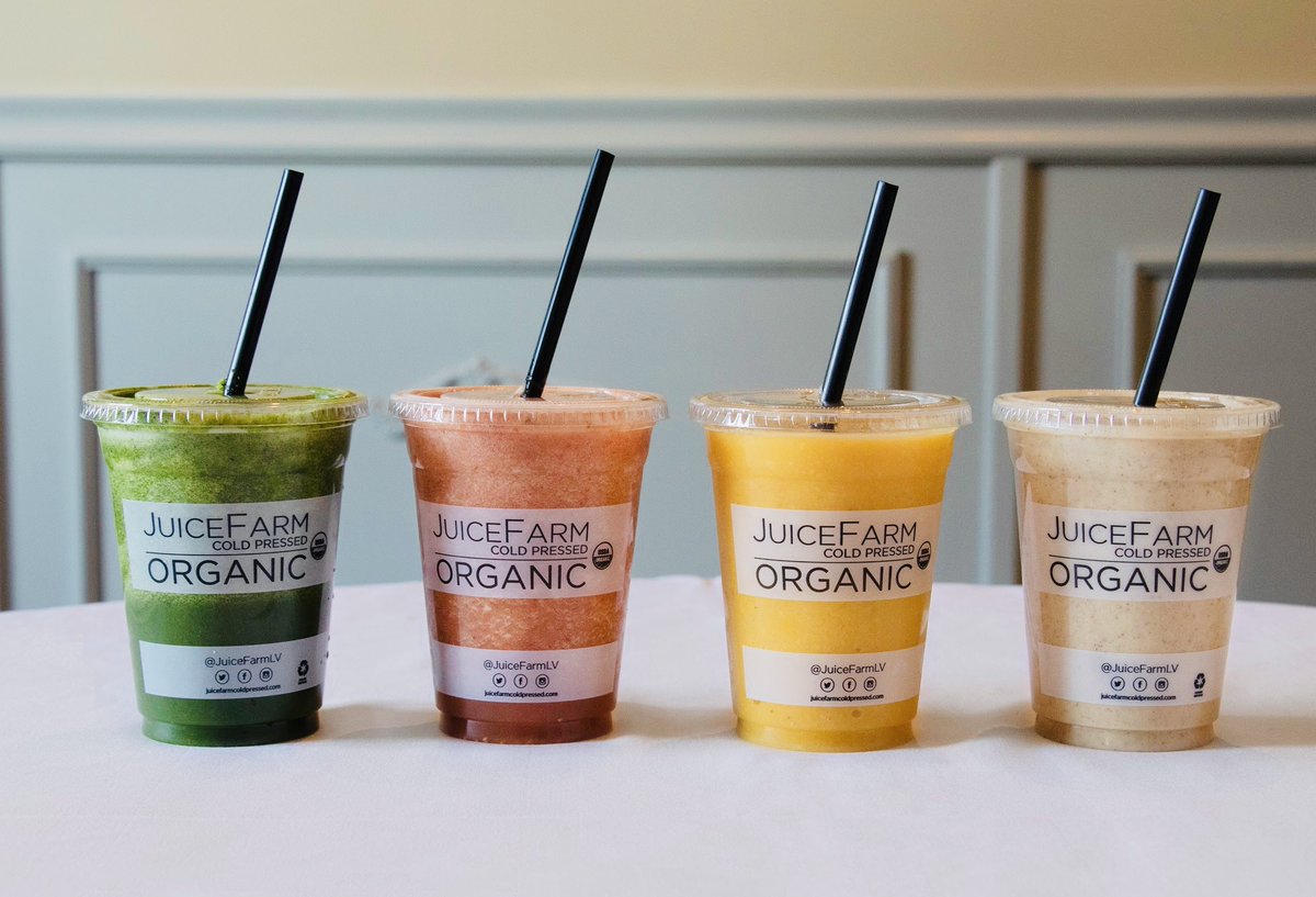 JuiceFarm_'s tweet photo. We have a smoothie for every mood you’re in! Any smoothie you pick is jam packed with your essential daily nutrients. 💚❤️🧡💛 https://t.co/W8OecMLIuD