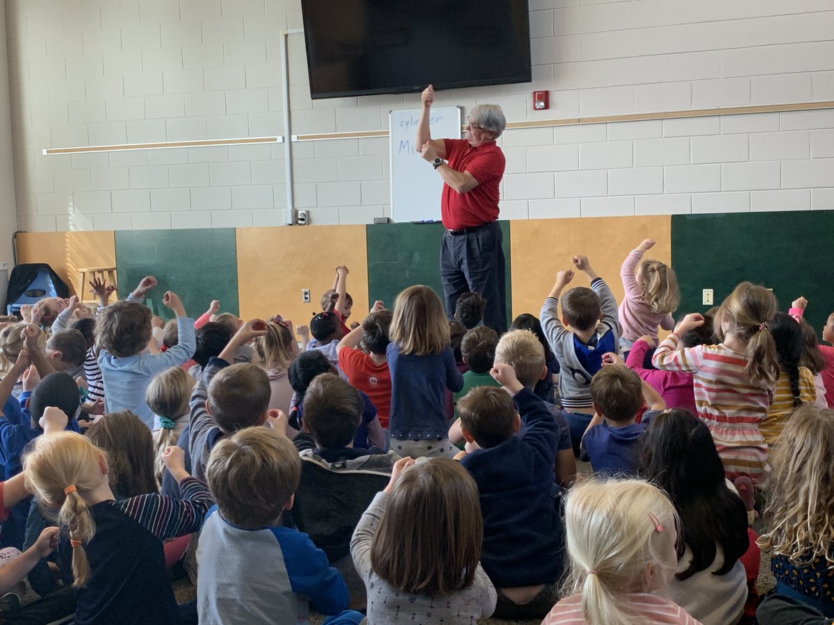 DAPreschool's tweet photo. Day 120 - Jef the Mime came to visit! Our @DAPreschool students are masters at communicating without words now! https://t.co/gfSWfQEmeH