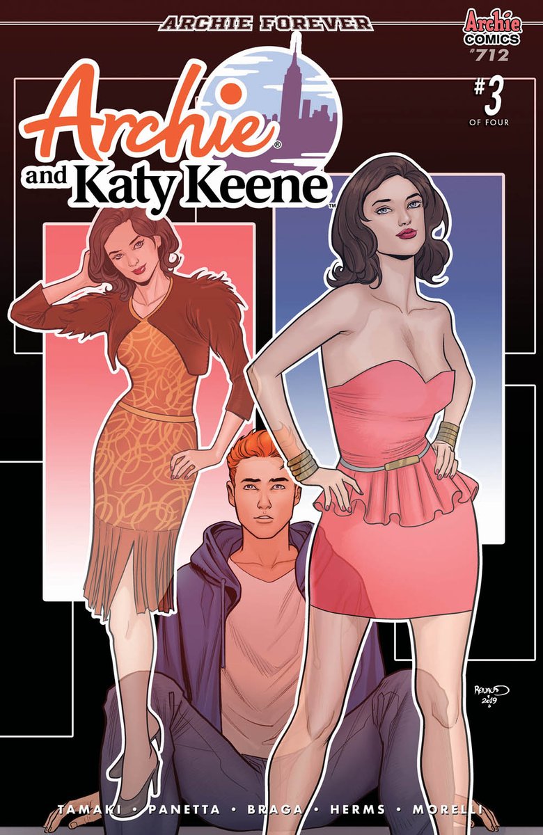 ArchieComics's tweet image. Archie and the gang head to NYC to help Katy achieve her fashion dream! 

Look for ARCHIE &amp;amp; KATY KEENE PART 3 in stores 3/18.