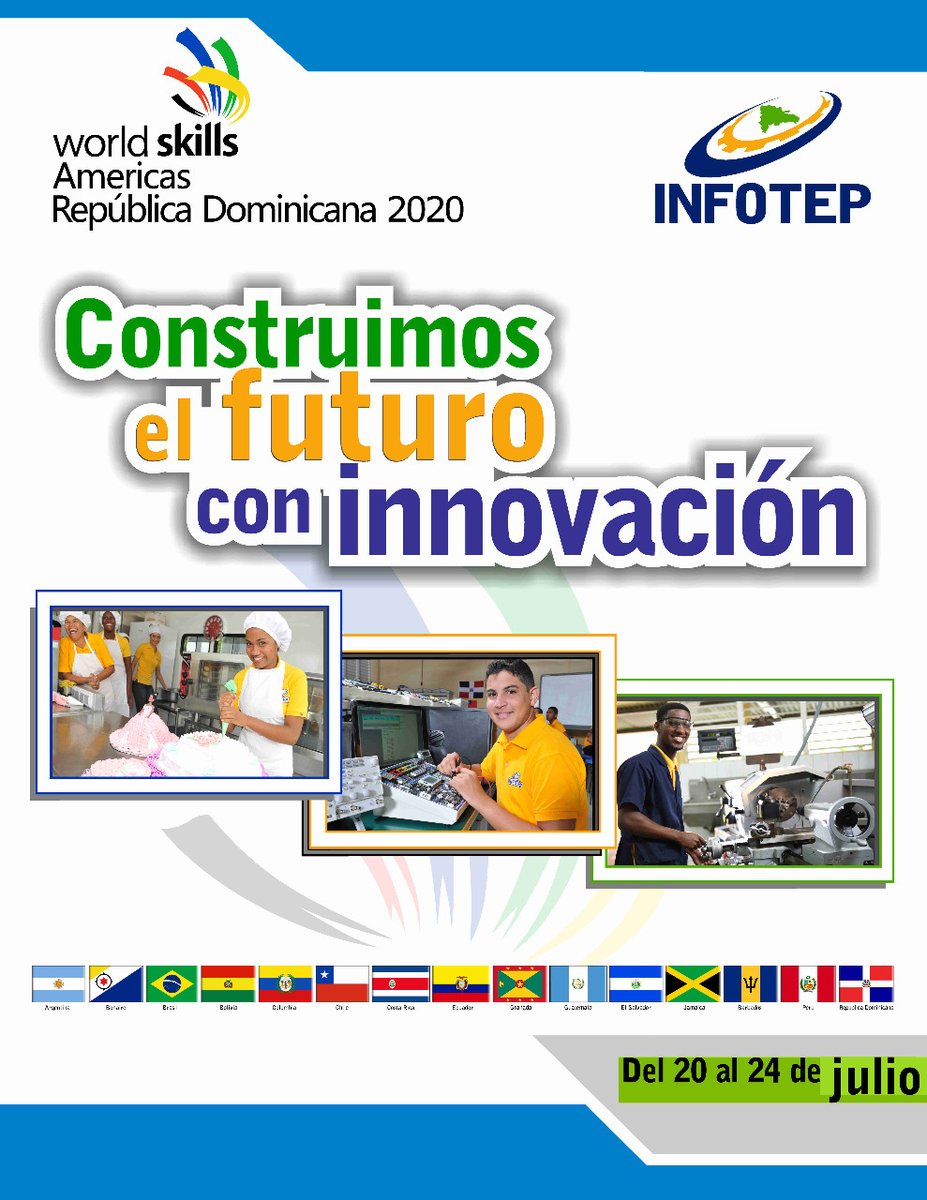 InfotepRD's tweet photo. #INFOTEP ││ República Dominicana será sede de WorldSkills Americas 2020 → Vendrán casi 200 representantes de 14 países de América y el Caribe
#WorldSkillsAmericasRD
#WsaInfotepRD2020
#WSARD2020 https://t.co/kHx0uD5A0E