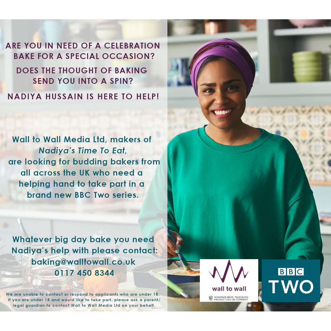 Do you need helping hand from Nadiya Hussain to create a special celebration bake? But don't know where to start?

We would love to hear from you! More info at:

bbc.co.uk/showsandtours/…