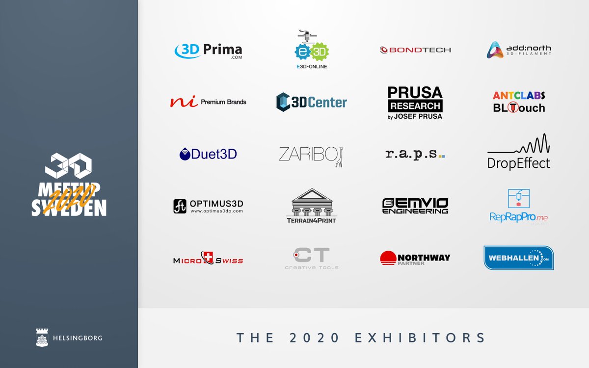 3DMeetupSweden's tweet photo. Time flies and next weekend it's finally time for #3DMS2020! Have you bought your tickets yet? A preliminary schedule is now up on our website and we're hoping to see all of you there! Book your tickets at https://t.co/hwlYheQd9D #3DMeetup https://t.co/SZtjH0e6LZ