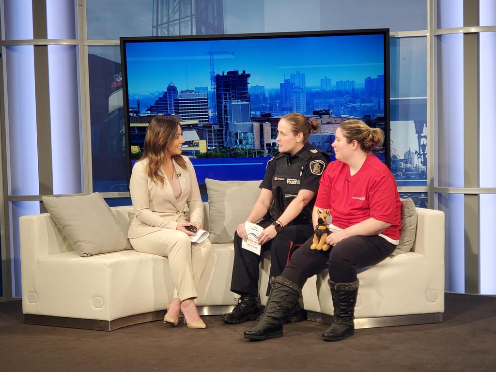 WRPSToday's tweet photo. Thanks to @leighev, @CTVKitchener and @SOOntario athlete Taylor Boeru for helping promote our #GoBeyond program! When you draft an athlete, you get a decal for your business to show your support for the @SOOntario Spring Games. 
For more info visit:
https://t.co/Dd4hxHx0FZ https://t.co/SFw28EMSZy