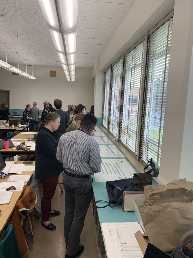 schorrppsHS1's tweet photo. High School teams working today to build 20-21 master schedules based on our racial equity and social justice work and keeping students at the center! https://t.co/Kr4396arXE