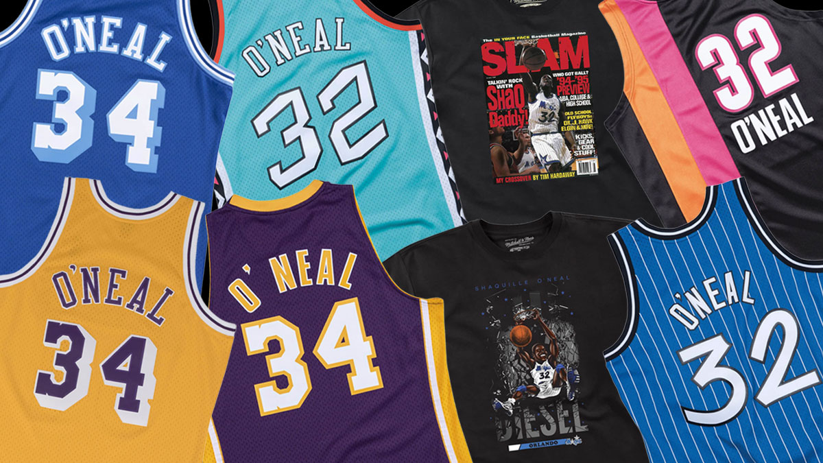 all shaq jerseys