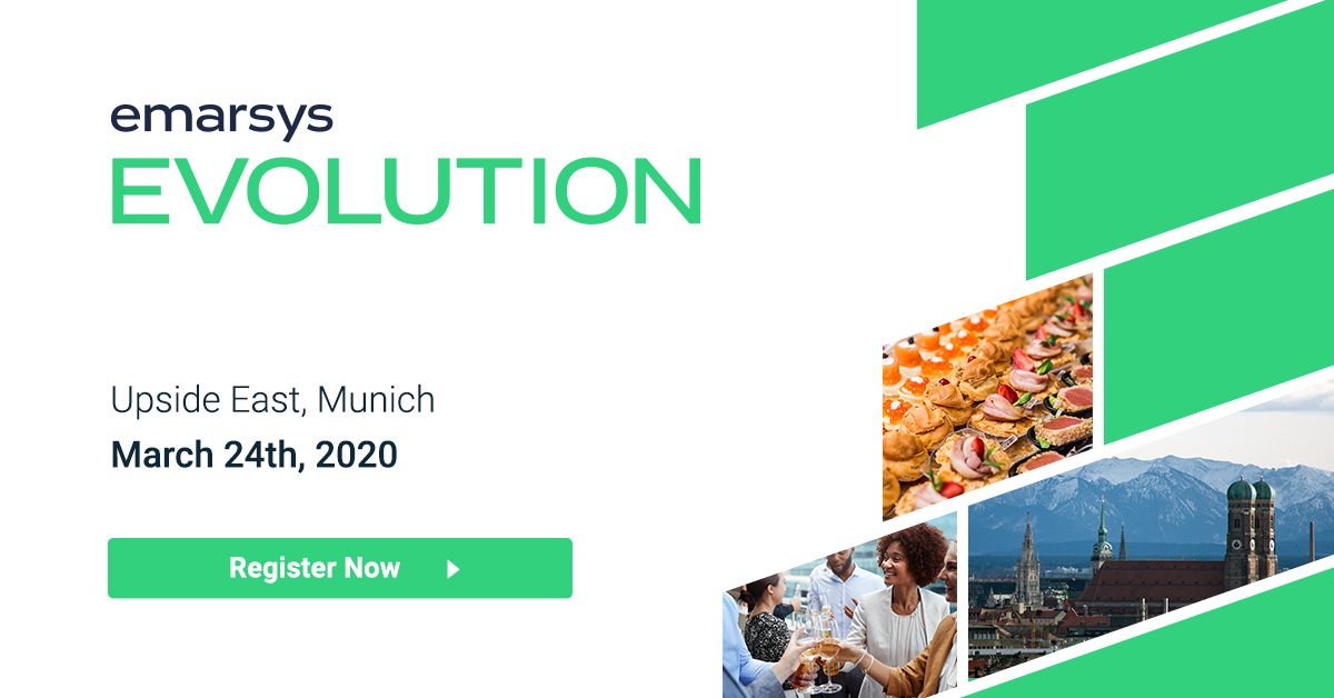 Emarsys's tweet photo. Sustainably improve your business results in 2020 by providing your customers with a seamless online & offline #omnichannel experience. Join us in Munich on March 24th for #EmarsysEvolution to learn how! https://t.co/q98kXej79M https://t.co/4liknr8dB0