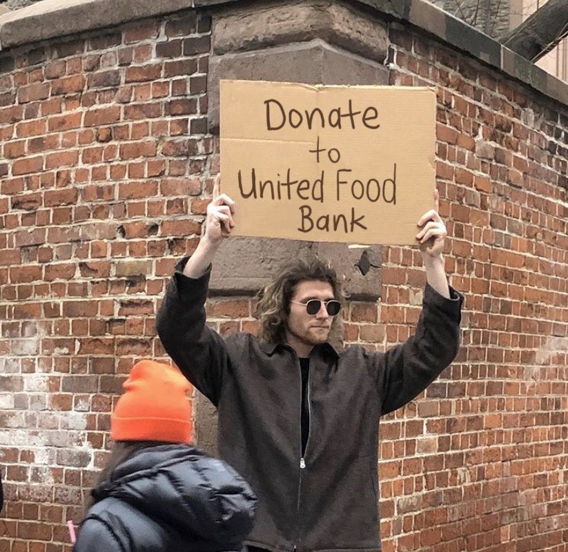UnitedFoodBank's tweet photo. .@dudewithsign says so. Together, #wefeedaz!
.
.
.
#feedaz #letsfeedaz #volunteeraz https://t.co/hmAvN6j8gA