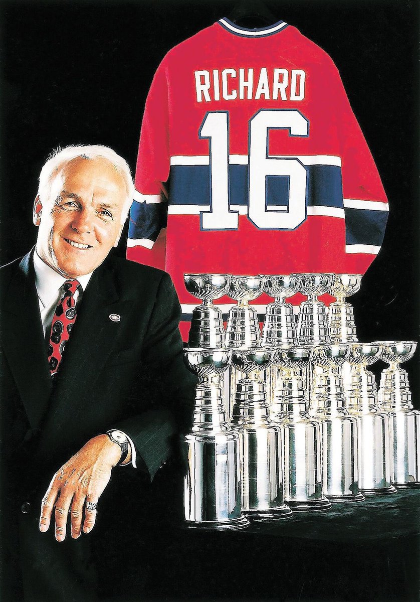 douggilmour's tweet photo. Always so hard saying goodbye to a legend. RIP to Henri Richard — it was an honour to wear the jersey you represented with such class. #RIPHenri #PocketRocket https://t.co/fYOyOYuxgY