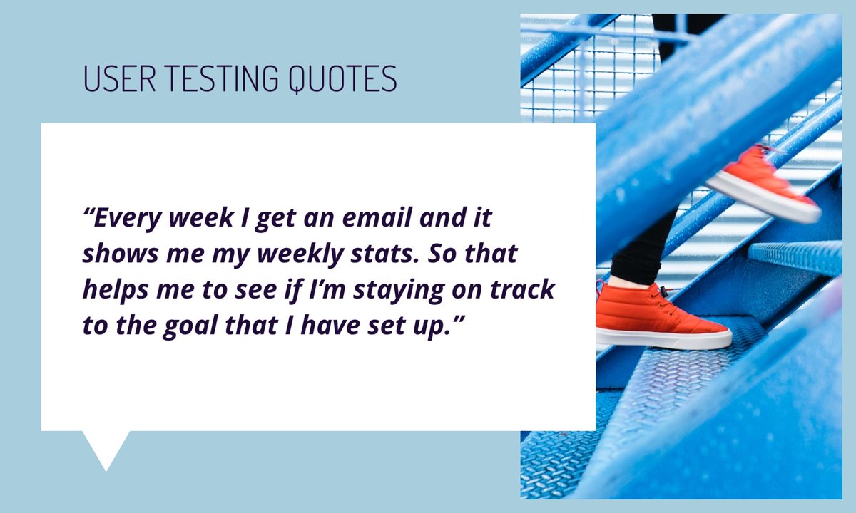 💡 'Self-monitoring of behaviour' is one of the behaviour change techniques listed in BCT taxonomy by UCL. Weekly 'progress report' email is one idea how #healthapps can implement this principle in practice.

#digitalhealth #behaviourchange