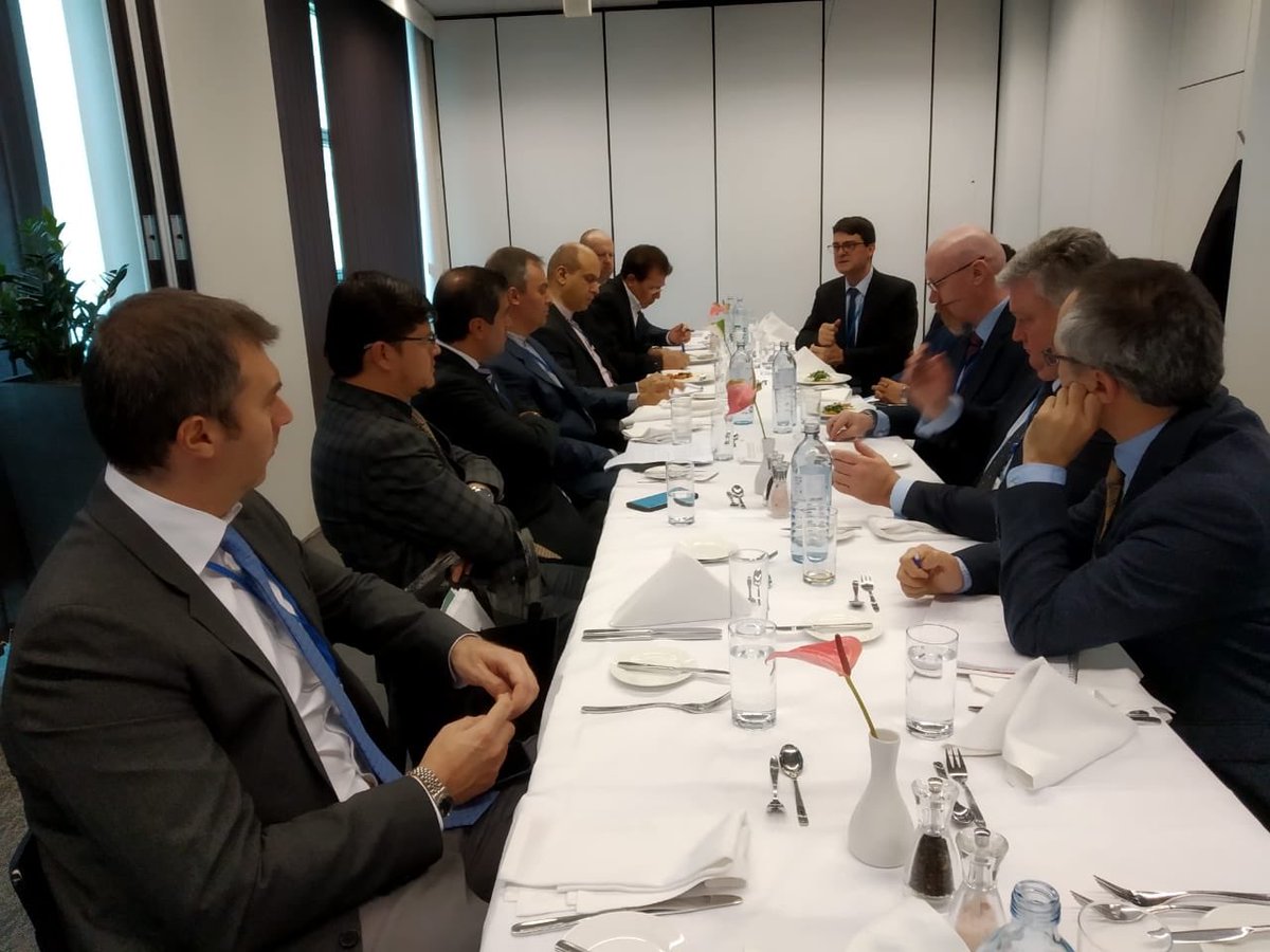 UNODCPakistan's tweet photo. Today, A Special Consultative Meeting of the #TriangularInitiative held between 🇦🇫, 🇮🇷 & 🇵🇰 at the UNODC HQs Vienna. The 3 brotherly countries agreed to continue their mutual collaborative efforts to reinvigorate the Triangular Initiative. #SDG16 https://t.co/jVFbUs0L4c