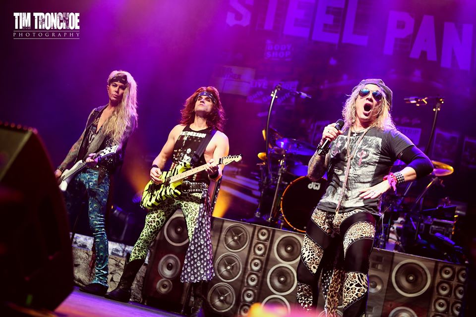 Featuring ludicrous guitar licking, fancy footwork, crazy antics, and more, <a href="/Steel_Panther/">Steel Panther</a> will be pulling out all the stops for their performances at The Show Theatre  from on March 13 and March 14! #HeavyMetalRules

🎟️: bit.ly/37B2r2H
📷: <a href="/timtronckoe/">Tim Tronckoe</a>