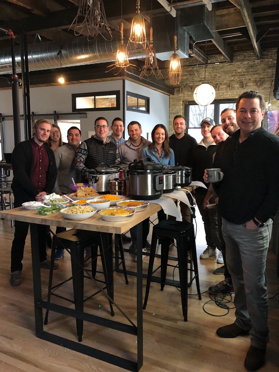 Trust_Mineral's tweet photo. Scenes from a recent chili cook-off at our Milwaukee office. #Culture #ElevatingTeams https://t.co/3titKDi7lp
