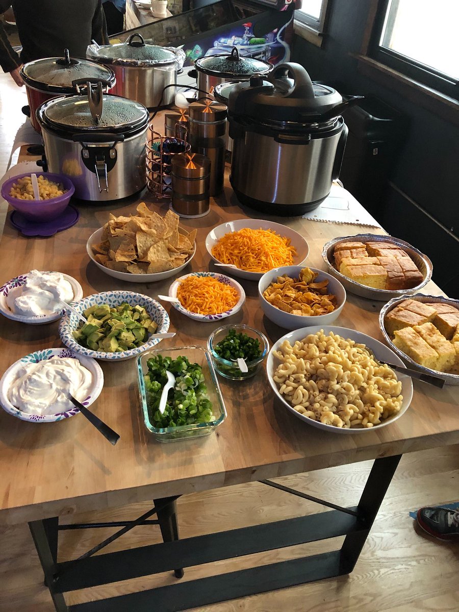 Trust_Mineral's tweet photo. Scenes from a recent chili cook-off at our Milwaukee office. #Culture #ElevatingTeams https://t.co/3titKDi7lp