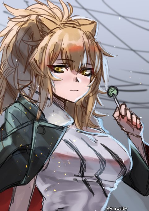 ワンドロはじめてやってみました
#アークナイツ版深夜の真剣お絵かき60分一本勝負 