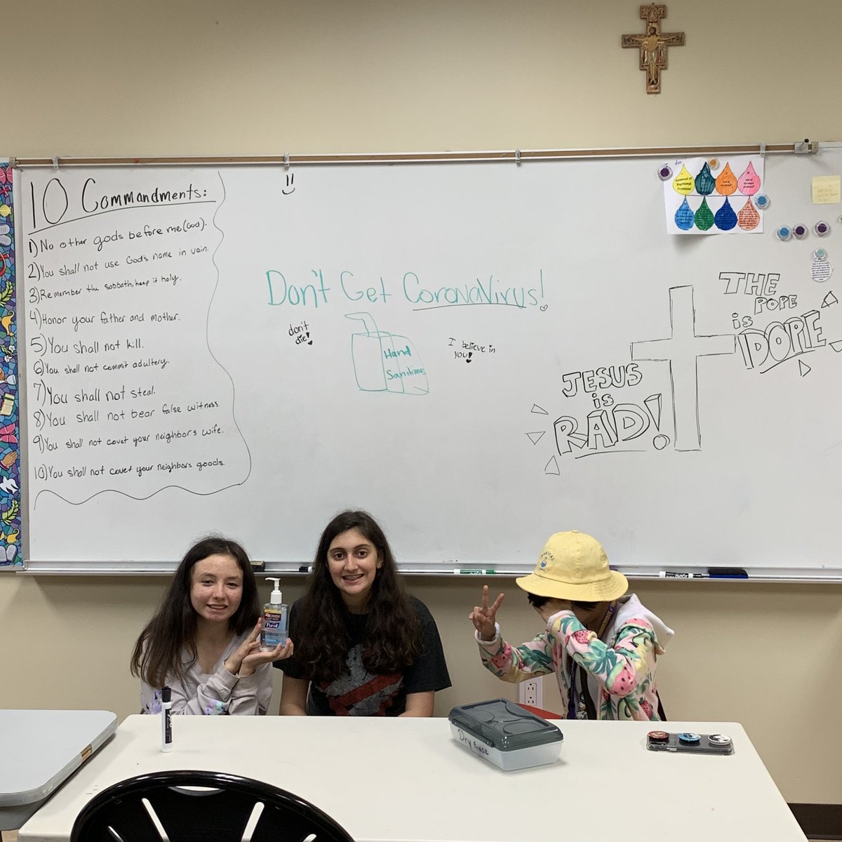 SAMyouth's tweet photo. “The Pope is dope.” #Jesussaves #lifeontheEDGEatSAM #loveyourneighbor https://t.co/L76OlXIYXX