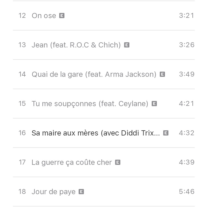 Labaseoff's tweet photo. 🚨 Voici la tracklist de l'album « Jok'Chirac » de Jok'air !

Les feats :
- Diddi Trix
- Sadek
- Luv Resval
- Alkpote
- Ceylane
- Arma Jackson
- R.O.C &amp; Chich

Date de sortie : 20 mars 2020 https://t.co/PixSjNeMSH