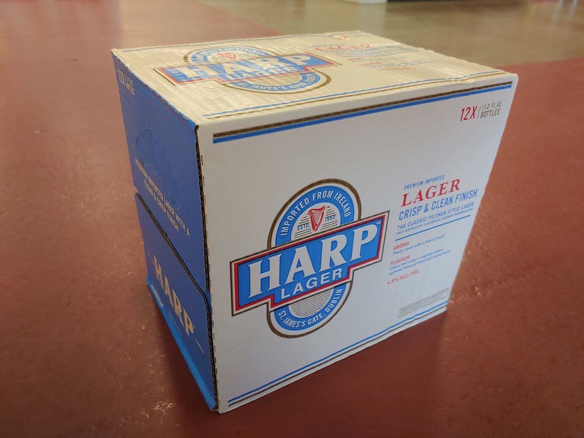 ftbsavoy's tweet photo. Black and Tan fans rejoice! We've got classic Harp Lager in a fancy new box just in time for your favorite alcoholiday! https://t.co/AbJedxpBgc