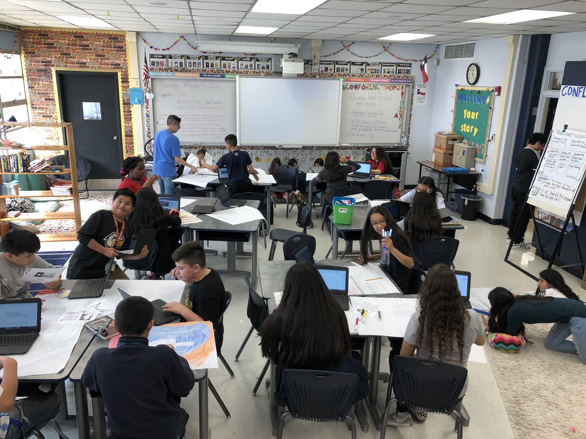 MissJMcManus's tweet photo. Wrapping up our Holocaust Unit and Research Project just in time for Spring Break! I am so proud of these researchers! @nimitzms_elar @nimitzms_neisd @NEISD https://t.co/SJi1dfCrli