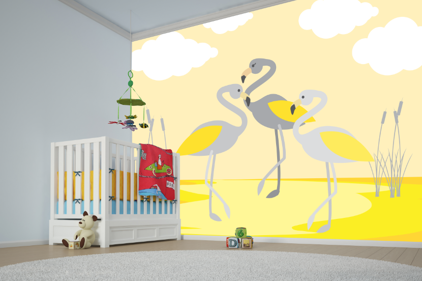 Did you know that we can print wall paper? We've been designing a few new styles for a nursery, flamingoes anyone!? Contact us today! buff.ly/2oXuGo2 #nursery #DI Y #walldecor #featurewall #printedwallpaper #wallpaper #statement buff.ly/3a1zj6u