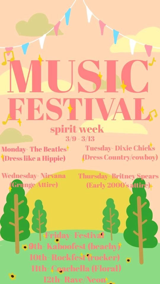 Spirit Week is Next Week Aztecs! Please see the poster below.