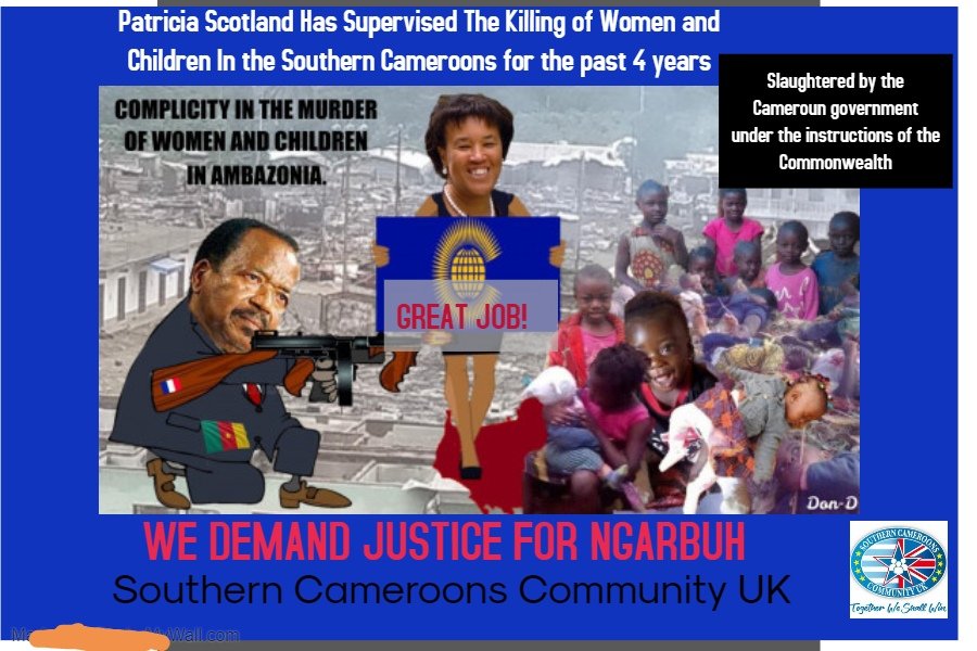 SCameroonsComUk's tweet photo. @heytherehaIey This evil government of #Cameroon is still being described by @commonwealthsec as valuable.
@PScotlandCSG Will that flag representing the blood of our children fly at Westminster Abbey on #CommonwealthDay? Just a question! @LBCNews @HackneyAbbott @DominicRaab @JamesDuddridge https://t.co/GRPIkCVyMd