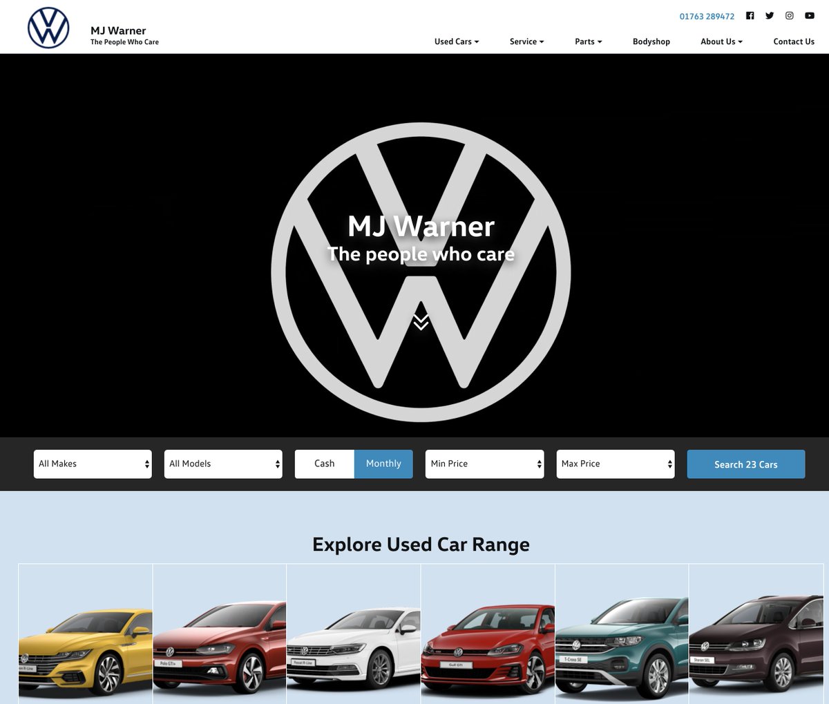 <a href="/MJWarnerVW/">M J Warner</a> are another one of our fantastic and generous sponsors. Thanks guys for your continued support. We REALLY appreciate it. #OneClub #Rugby