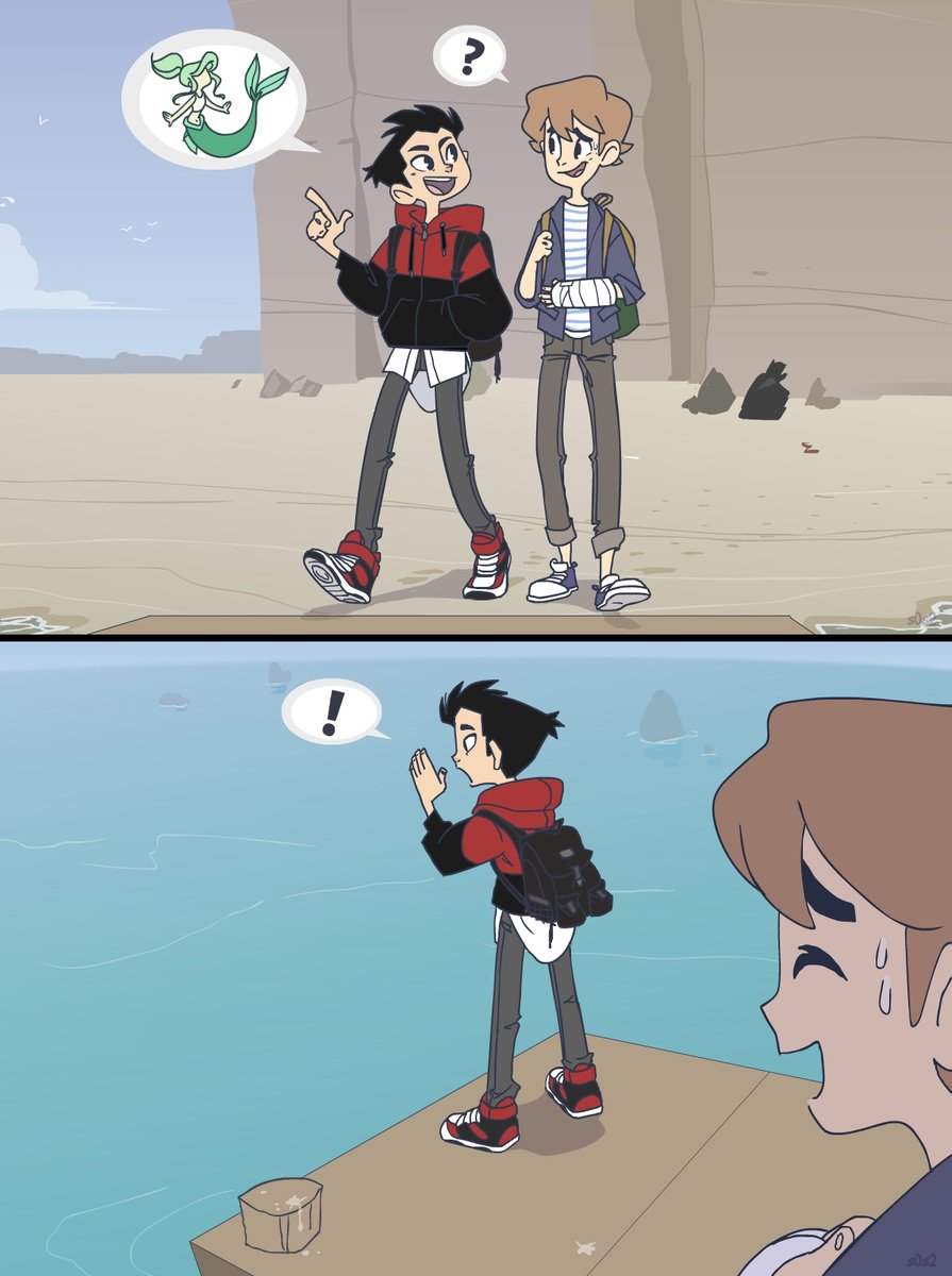 Wingmaid part 2 ?? 
Read part 1 here: https://t.co/DtQfBdyg7d
#thelittletrashmaid #trashmaid #mermaid #savetheplanet 
Early access and more on Patreon https://t.co/NYJpWFhtIh 