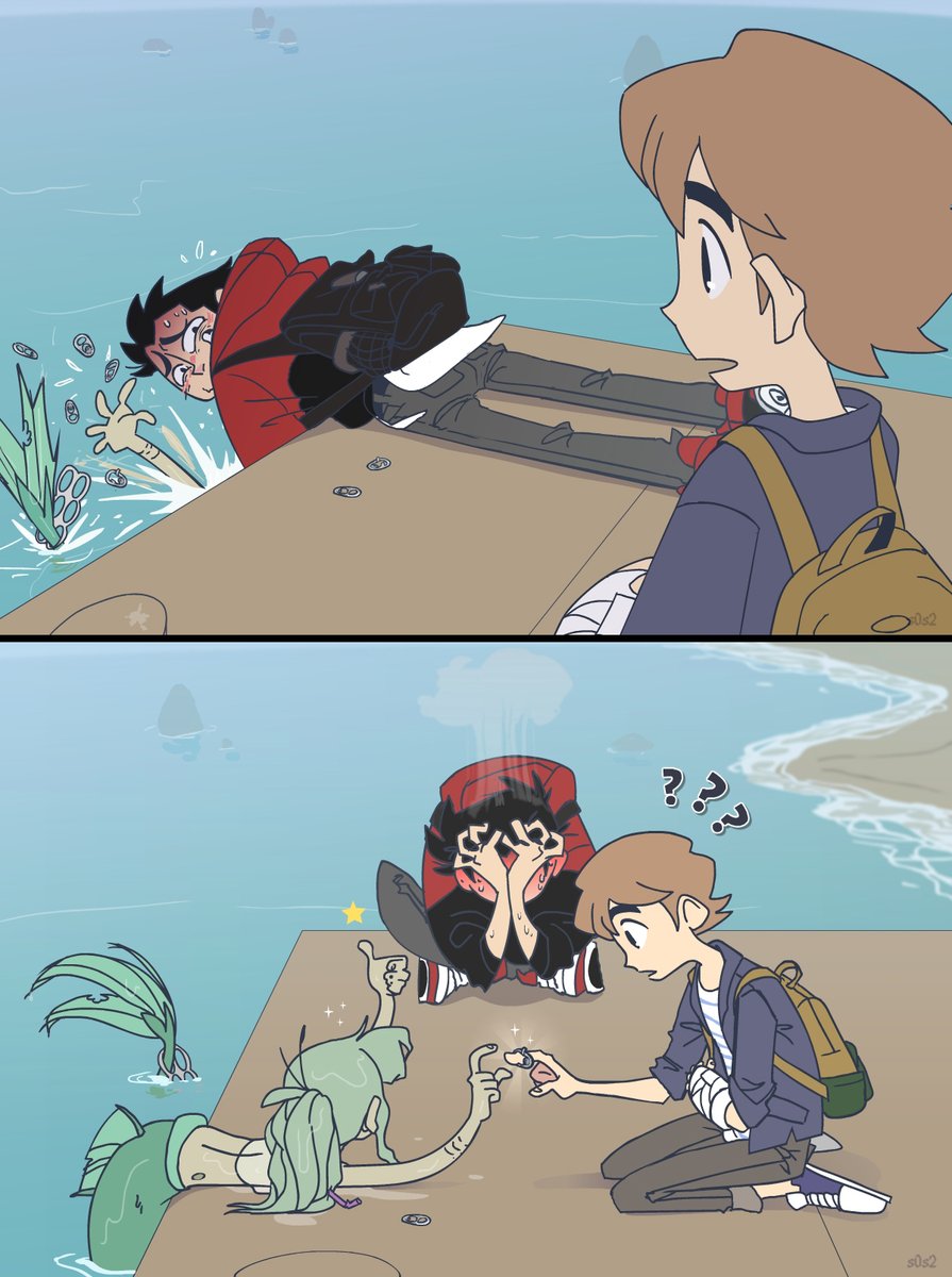 Wingmaid part 2 ?? 
Read part 1 here: https://t.co/DtQfBdyg7d
#thelittletrashmaid #trashmaid #mermaid #savetheplanet 
Early access and more on Patreon https://t.co/NYJpWFhtIh 