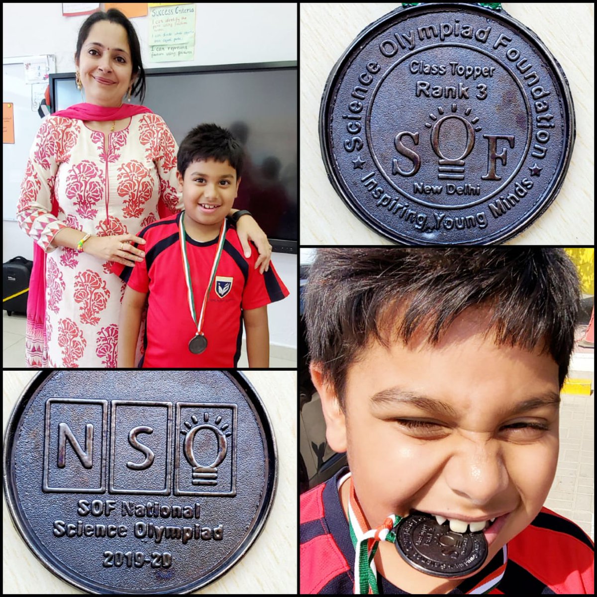 RajanNirvana1's tweet photo. Proud of you #Ridit We were expecting medal for Maths but unfortunately you were not well that day &amp; couldn't appear for exam. We are extremely happy that you got Medal for #Science #Olympaid 
@misri_anchal @GMA_Primary @SNEHA_RR https://t.co/QRssPPllP9