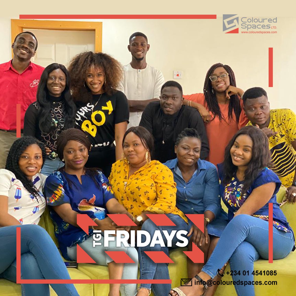 colouredspaces's tweet image. Funday with the team
Friyay #tgif #colouredspaces #promotionalgifts #promotionalproduct