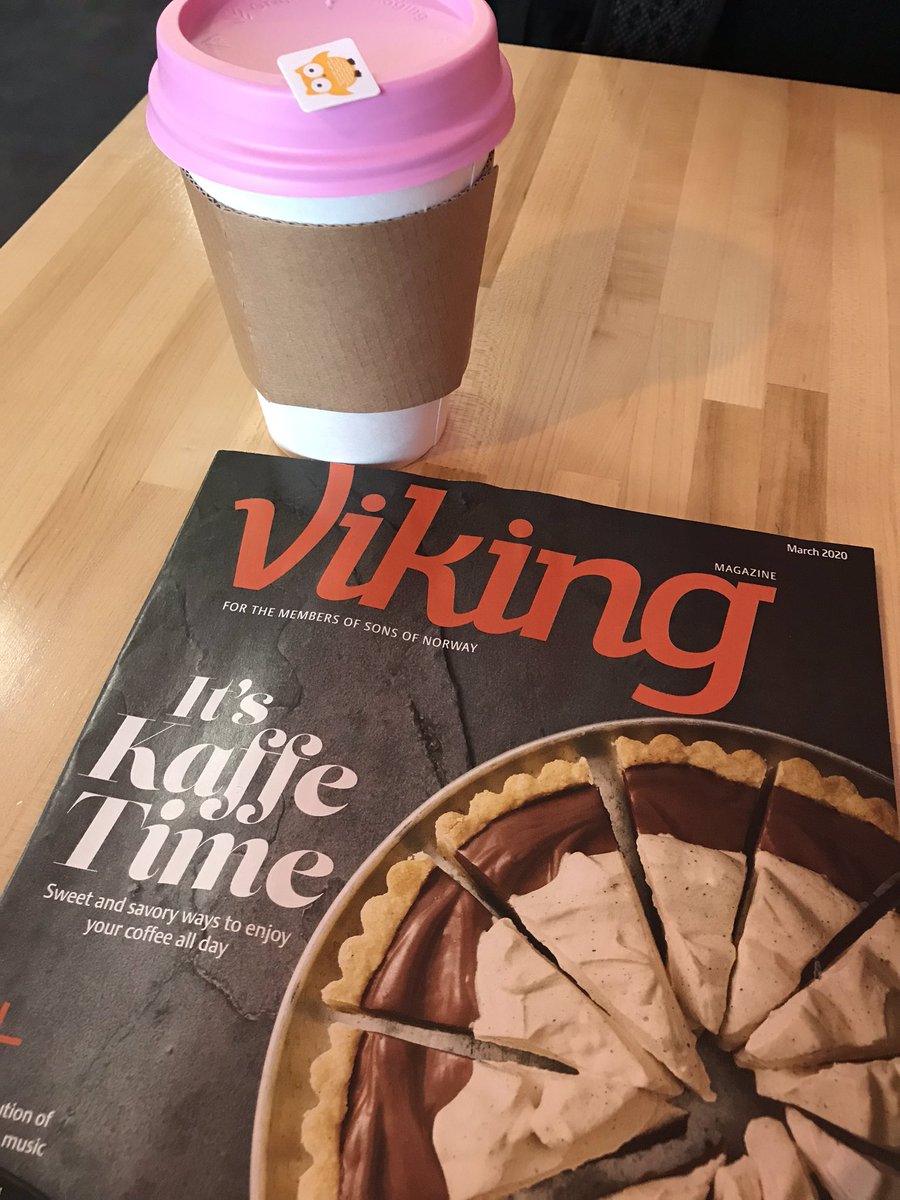 aknorsk's tweet photo. It’s #kaffe time! Looking forward to diving into this month’s #VikingMagazine from @SonsofNorway https://t.co/Y9A3KepBuX