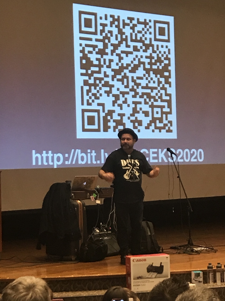 WoodsonUSD366's tweet photo. Educators are learners also. Yates Center was well represented at the Kansas MACE conference. #maceks20 #learningnewtech https://t.co/I2QzqMAqPh