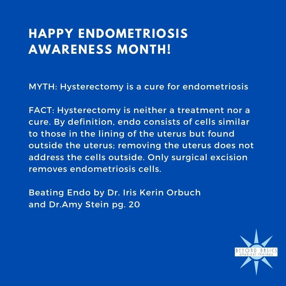 beyondbasicspt's tweet photo. Happy Endometriosis Awareness Month!
#endometriosis #endoawarenessmonth #endowarrior #hysterectomy #uterus #uterinelining #pelvicfloor #pelvicpain #pelvichealth #pelvicaware #physicaltherapy #physicaltherapyworks #physicaltherapynyc https://t.co/jzL9qTECVb