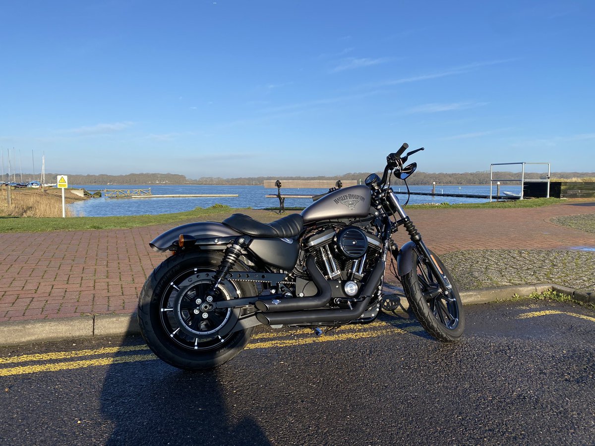 ImolaCars's tweet photo. Added another bike to the Imola fleet this week. This ones not for sale 😉 Roll on summer 🏍 😎 🇺🇸 #harleydavidson #sportster883 #stageonetune #vanceandhines #summer2020 https://t.co/MIut2CvOOA
