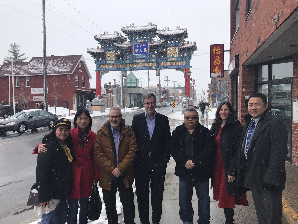 JimWatsonOttawa's tweet photo. Thanks to the Somerset Chinatown BIA for inviting Coun. Egli, Dr Etches and me to tour some incredible restaurants along Somerset. Please get out and visit Chinatown for yourself, they’ve suffered greatly as a result of false info regarding the coronavirus, they need our support! https://t.co/6zsNxAu42i