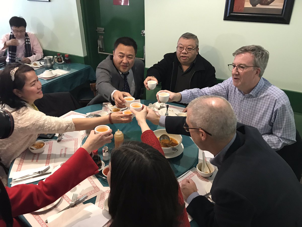 JimWatsonOttawa's tweet photo. Thanks to the Somerset Chinatown BIA for inviting Coun. Egli, Dr Etches and me to tour some incredible restaurants along Somerset. Please get out and visit Chinatown for yourself, they’ve suffered greatly as a result of false info regarding the coronavirus, they need our support! https://t.co/6zsNxAu42i
