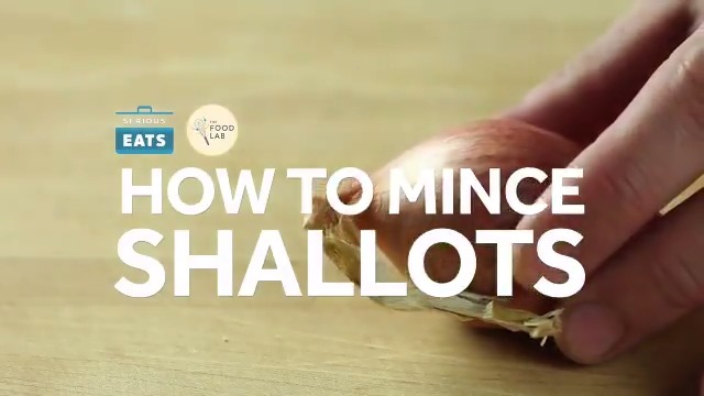 How to Mince a Shallot