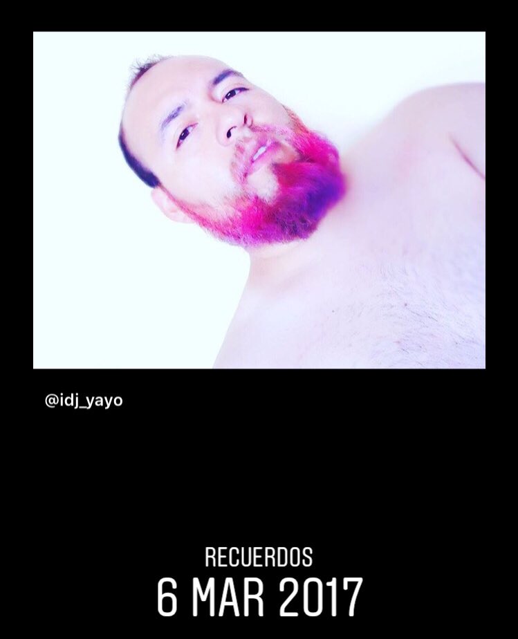idj_4ever's tweet photo. Viernes de recuerdos coloridos 💜💗
#colourbeard https://t.co/PRZ5BM1deK