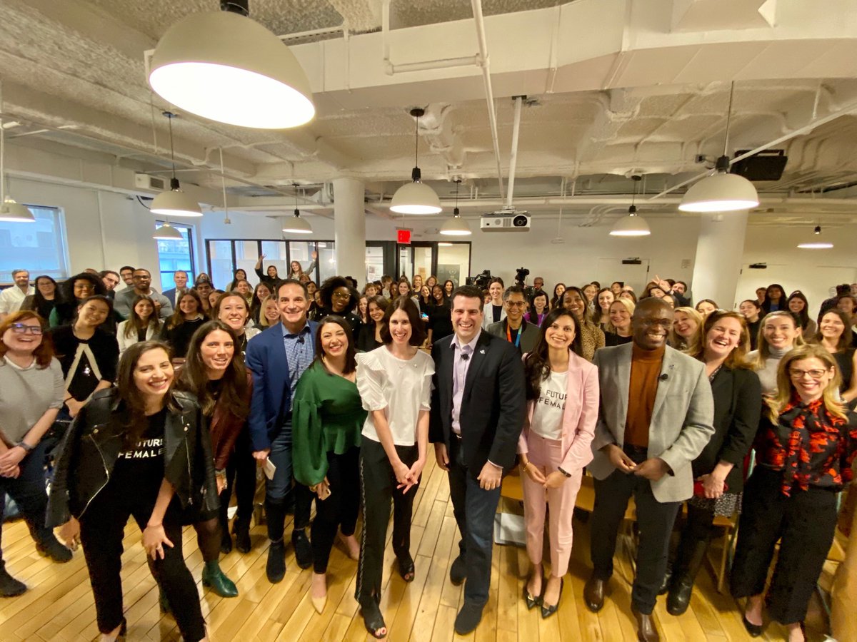 Thrilled to spend one of my favorite days of the year with these inspiring women and men during our local NYC #internationalwomensday celebration! #BeEqual #ibm