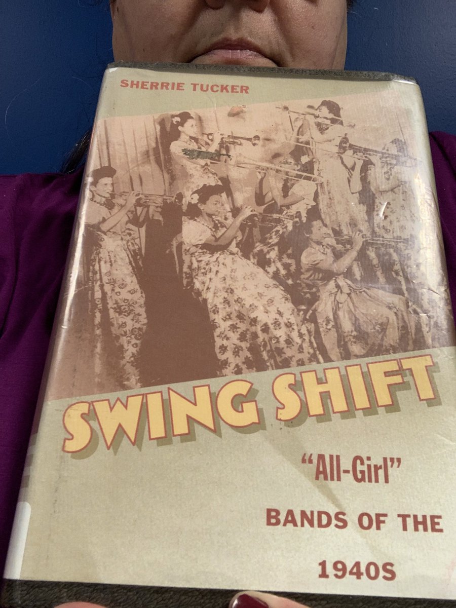 nyplmusic's tweet photo. Friday Reads: In honor of International Women's Day this weekend we're looking at Swing shift : "all-girl" bands of the 1940s by Sherrie Tucker. Published in 2000, it's great look at little known artists. @nypl_lpa #ReadAboutMusic #WomensDay #WomensHistoryMonth #FridayReads https://t.co/Zcwk9OJhjN