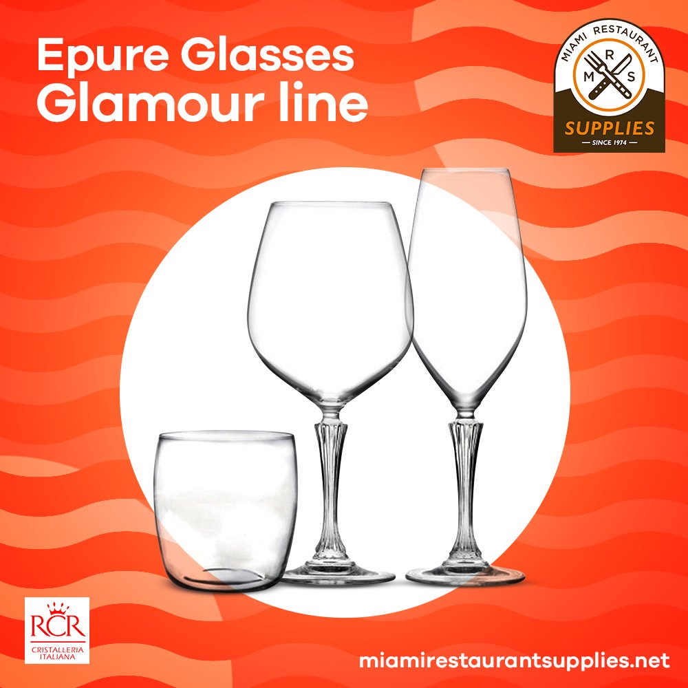 Our beautiful and durable glassware will definitely stand out when receiving visitors or loved one. Get it at buff.ly/3112VwS
.
.
.
#Miami #Restaurant #Drinkware #Restaurantsupplies #invinoline #RCR #supplies #chef #Florida #Financing #tablesetting #supply
