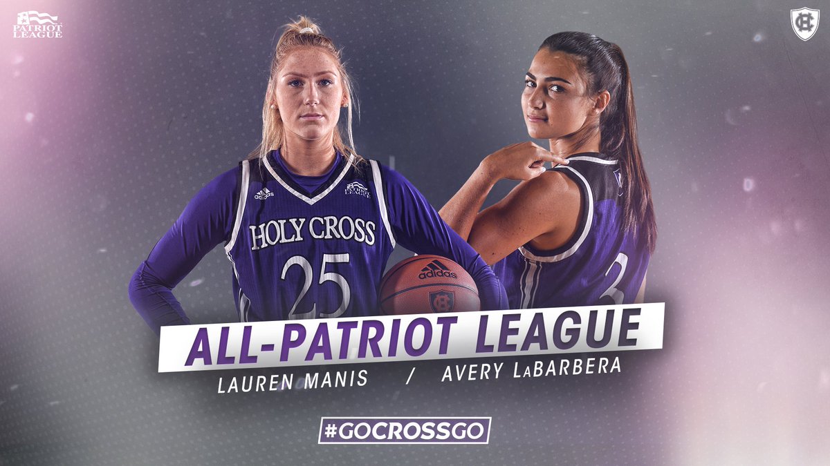 HCrossWBB's tweet photo. A pair of Crusaders have earned All-Patriot League honors!
@TheManisLauren is now a four-time All-Patriot League honoree, while @averylabarbera earns an all-league selection for the second straight season: https://t.co/Zk5zMSE4tP
#GoCrossGo https://t.co/bdmXZzt7to