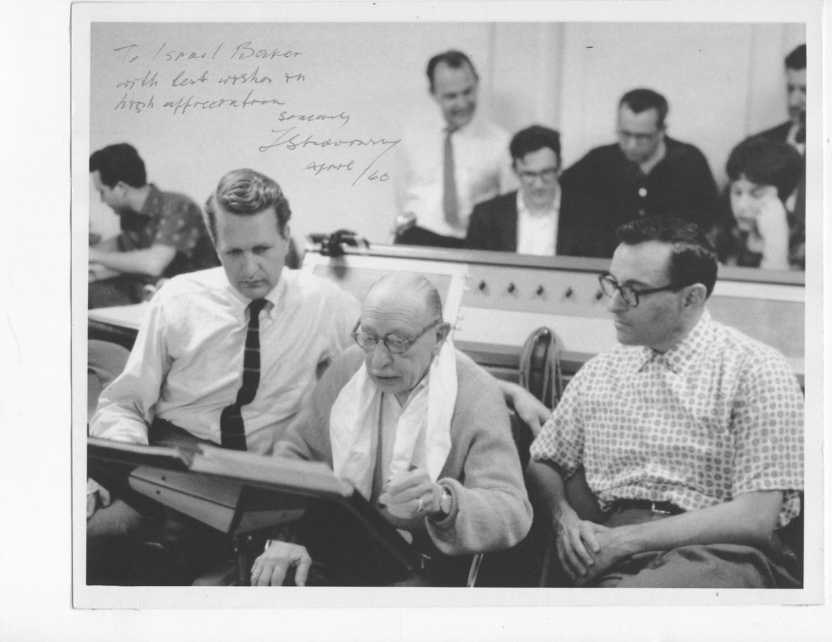 Abby Dart On Twitter My Father Concert Violinist Israel Baker Was Colleagues And Friends With Many That Fled To Los Angeles Here Dad Is In 1960 With Stravinsky As My Dad Was I put sweat and passion into it. twitter