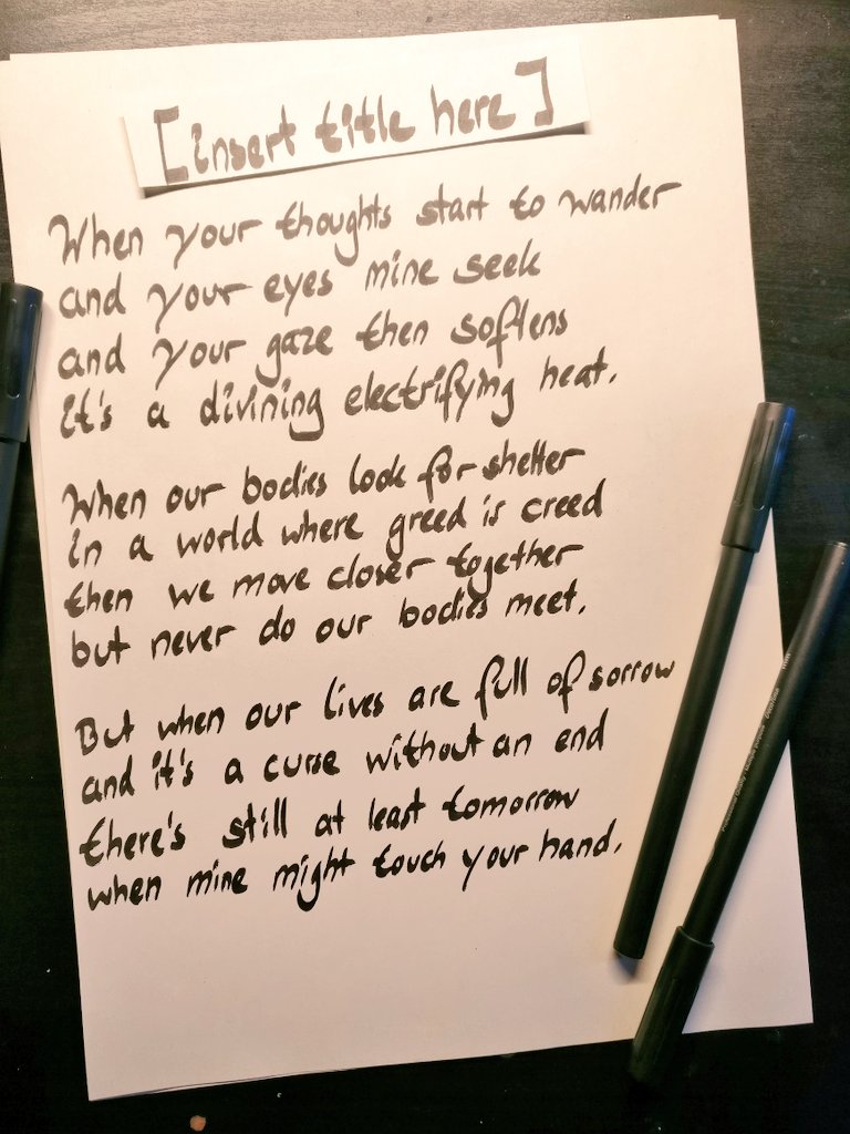 AurielPhoenix's tweet photo. Looking for a good title. Any idea? 
#poetweet #poem #aurielphoenix #lovepoem #romanticpoem #poetrywriter #wip https://t.co/0fFEGRfvRw