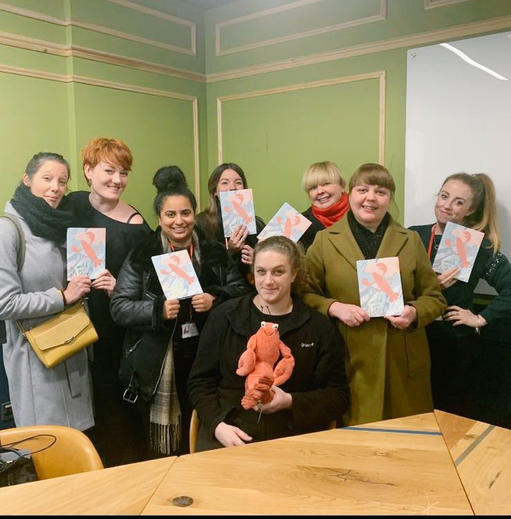 SimonFih's tweet photo. This is one shell of a team #employeeappreciationday #lobster #analagy #growingteam #managingchange #development #meet #larrythelobster https://t.co/1Q6pvv6Bwy