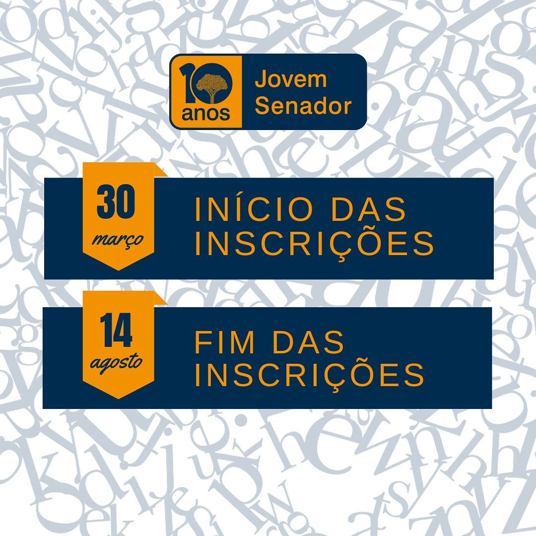 beansclock's tweet image. Guarde essas datas no seu calendário e participe do #JovemSenador2020 instagram.com/p/B9ZunvKjqky
