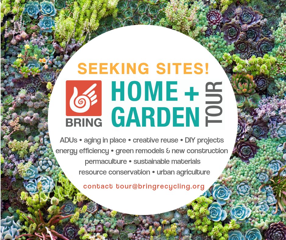 We're still seeking sites for the 2020 BRING Home + Garden Tour. We'd love to showcase your beautiful indoor and/or outdoor space this September. Please contact us if you would like more information. #Eugene