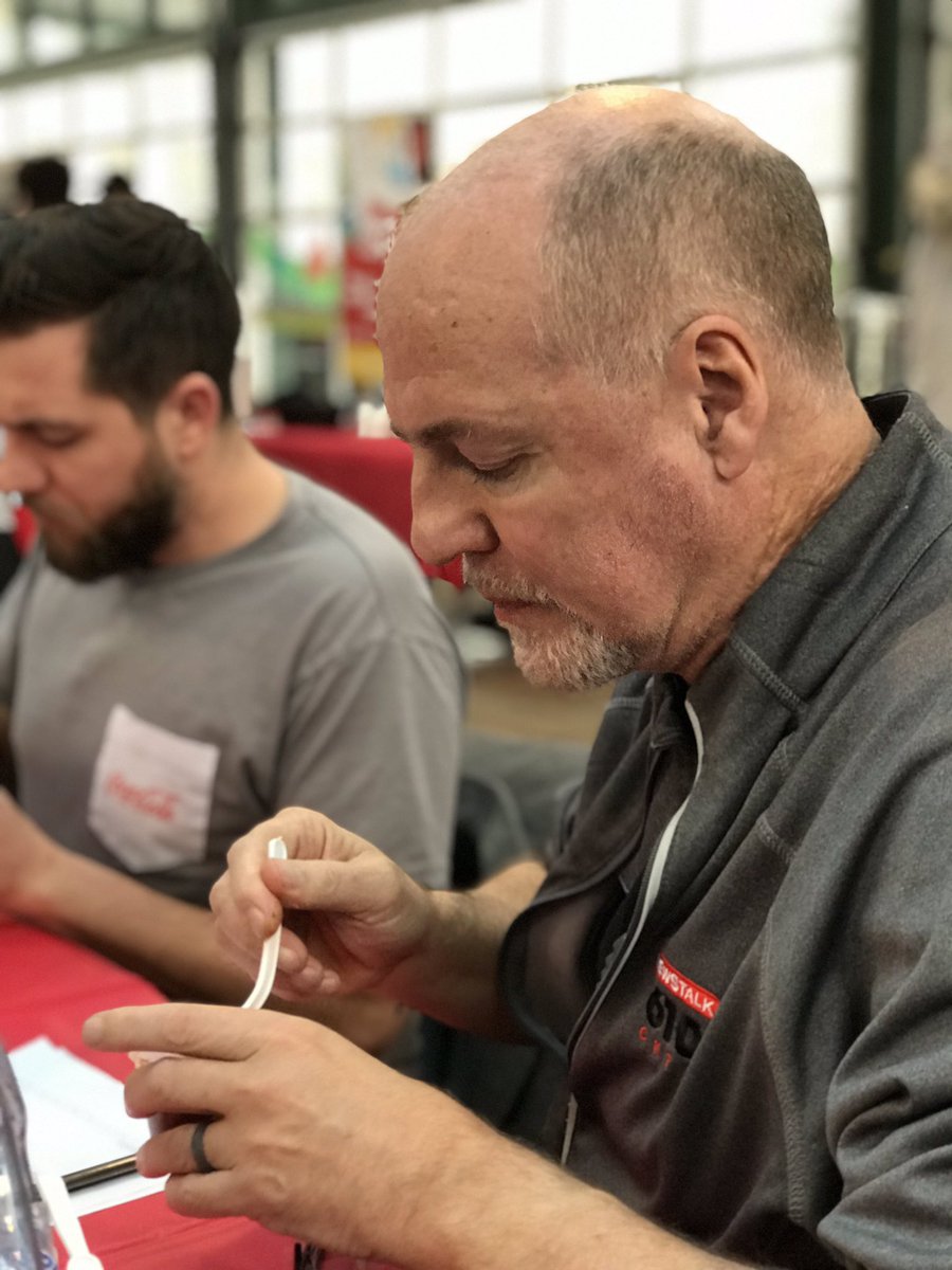 610CKTB's tweet photo. CHILI COOK OFF | @TimDenis1 put his taste buds to the test and helped judge the #ChiliCookOff2020 in support of @communitycarest ๐ฅ Thank you to all those who came out to make a donation and fill their stomachs with delicious chilli!
#OurHomeSTC #CKTB https://t.co/DD12CMWwJg