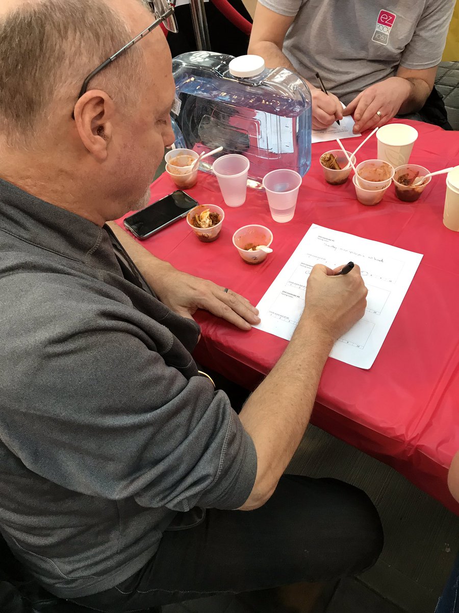 610CKTB's tweet photo. CHILI COOK OFF | @TimDenis1 put his taste buds to the test and helped judge the #ChiliCookOff2020 in support of @communitycarest ๐ฅ Thank you to all those who came out to make a donation and fill their stomachs with delicious chilli!
#OurHomeSTC #CKTB https://t.co/DD12CMWwJg