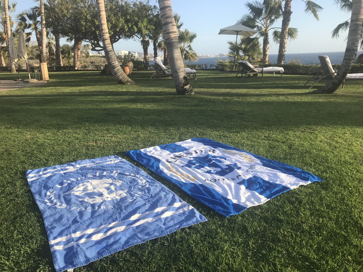 davidrevans's tweet photo. Both ⁦@ChesterFC⁩ towels look good but I think the new one has it https://t.co/KRkOkFEnMW